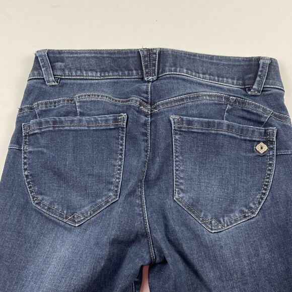 Democracy Ab Solution Jeans Women’s 2 Mid Rise Straight Stretch Cotton Poly - Picture 9 of 9